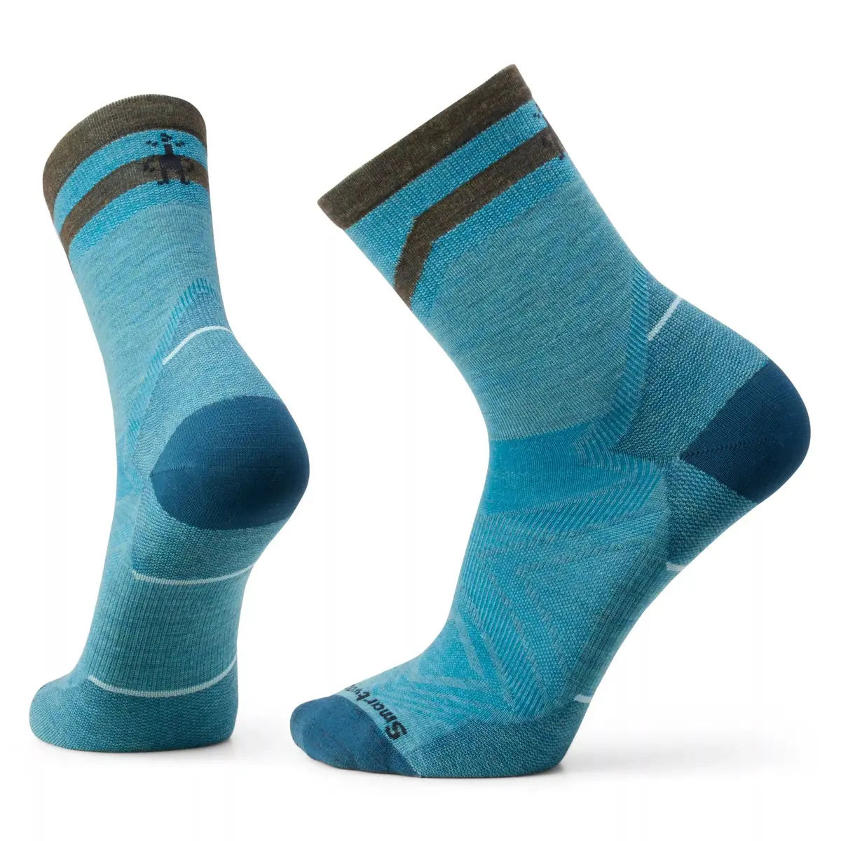 Run Zero Cushion Mid Crew Pattern Socks - Sw001656 5