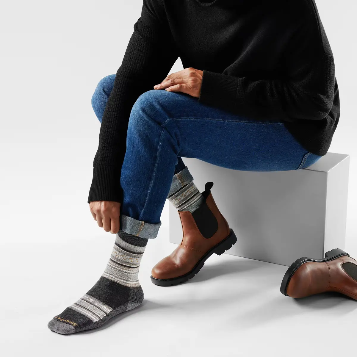 Everyday Regarita Crew Socks - Light Cushion - Sw001738 4