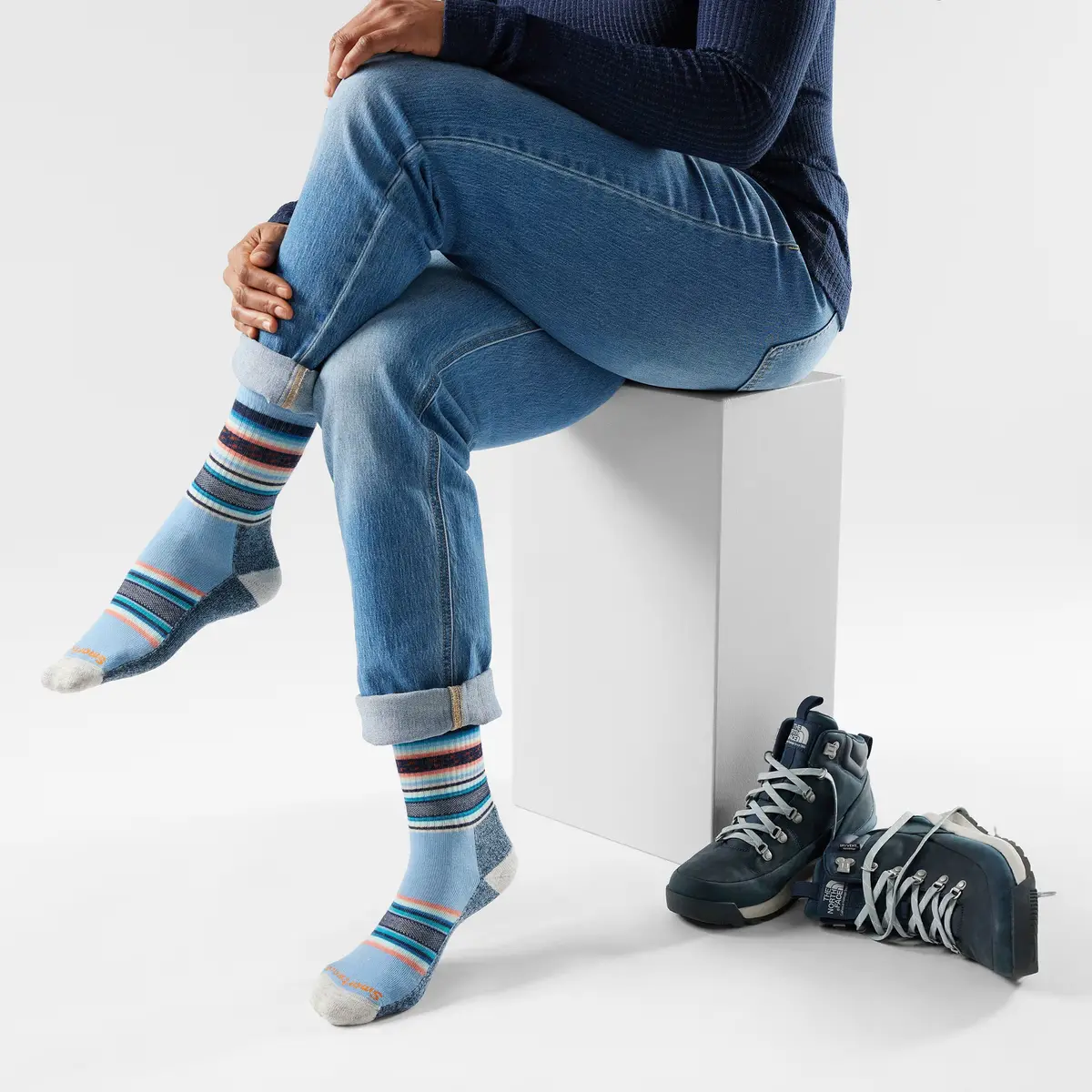 Everyday Regarita Crew Socks - Light Cushion - Sw001738 6