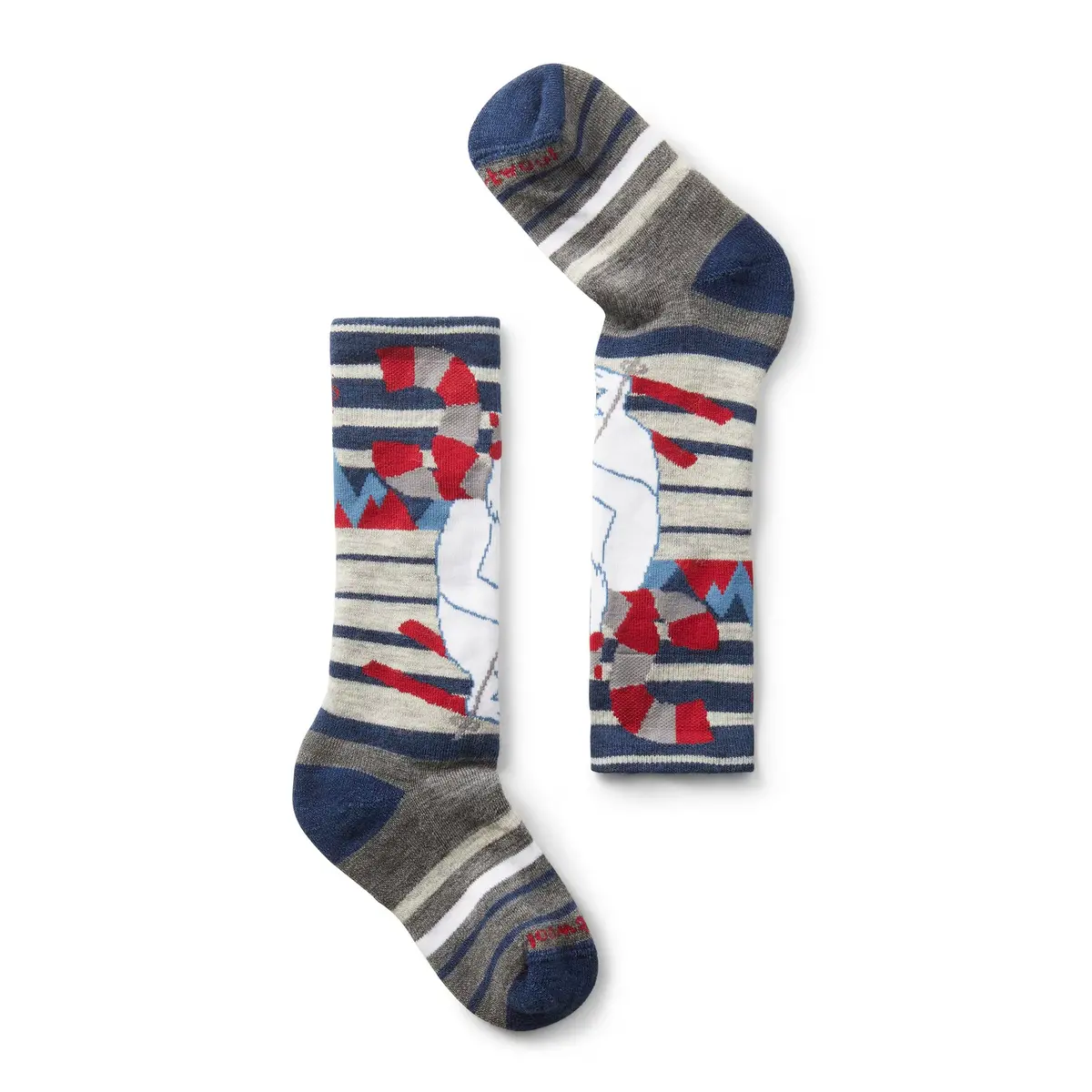 Wintersport Full Cushion Yeti Pattern Otc Socks (Kids') - Sw001818 1