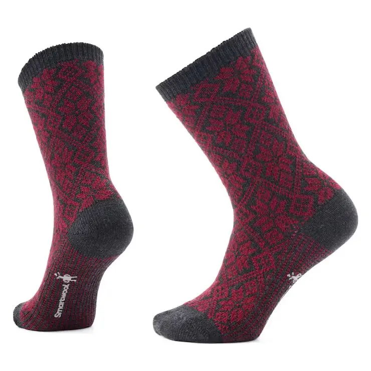 Everyday Traditional Snowflake Full Cushion Crew Socks (Women's) - Sw001851 1
