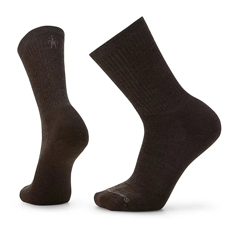 Everyday Solid Rib Light Cushion Crew Socks - Sw001887 3