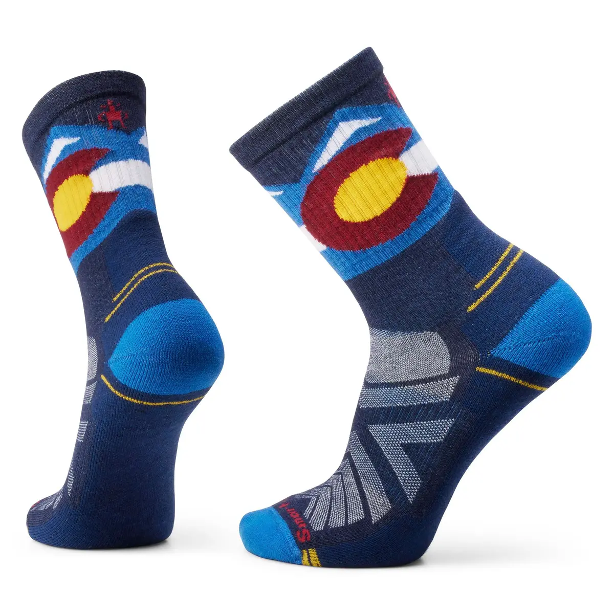 Hike Colorado Light Cushion Crew Socks - Sw001931 1