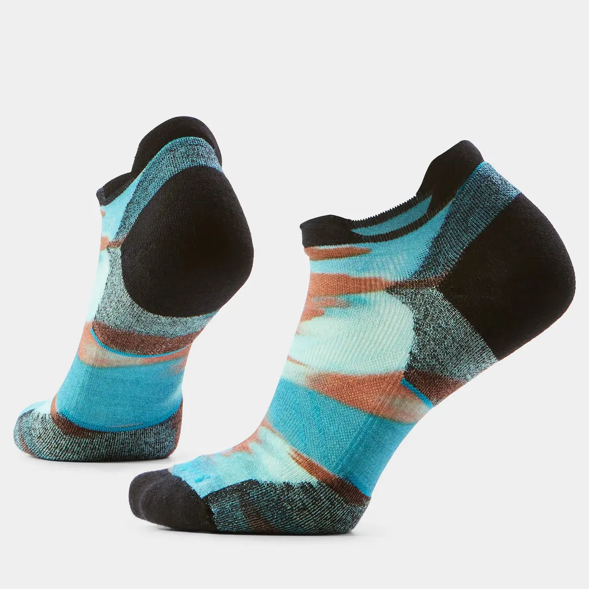 Run Targeted Cushion Brushed Print Low Ankle Socks (Women's) - Sw002122 1
