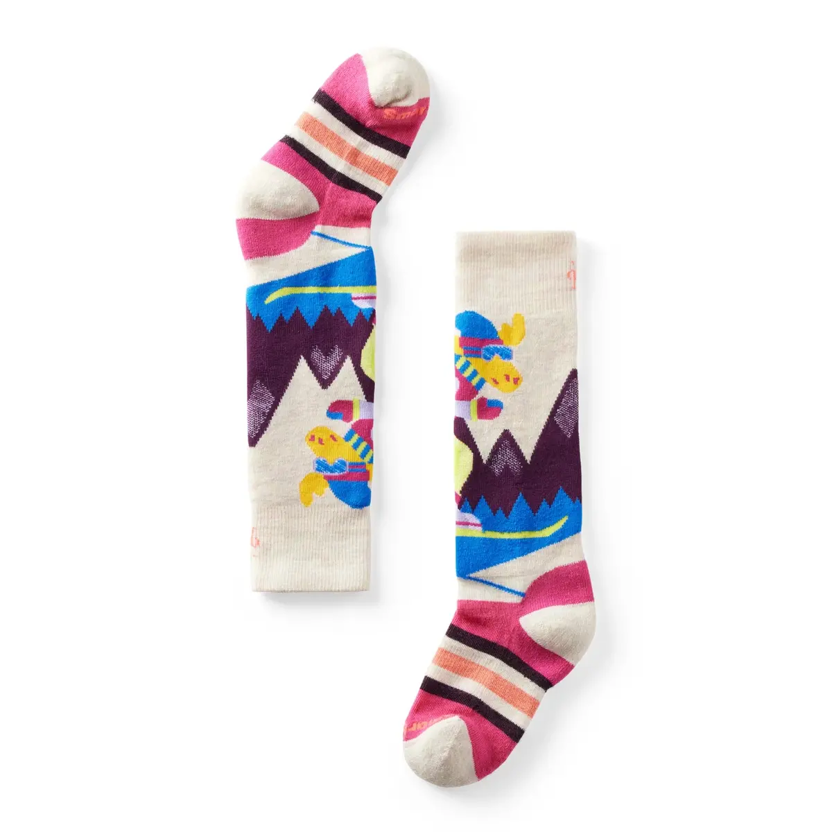 Wintersport Full Cushion Mountain Moose Pattern Otc Socks (Kids') - Sw002184 1