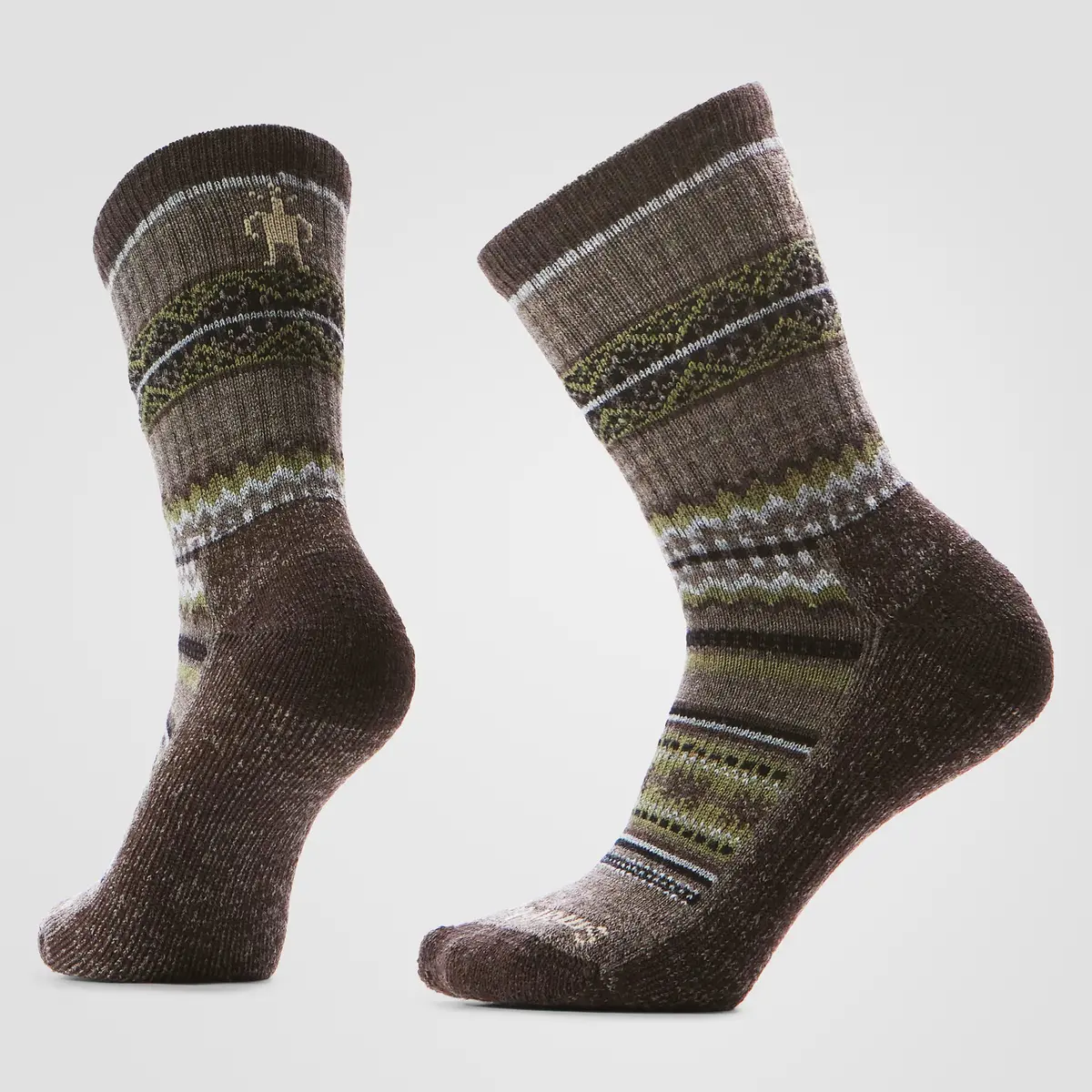Snowed-In Sweater Print Light-Cushion Everyday Crew Socks – SW002186 - Image 5