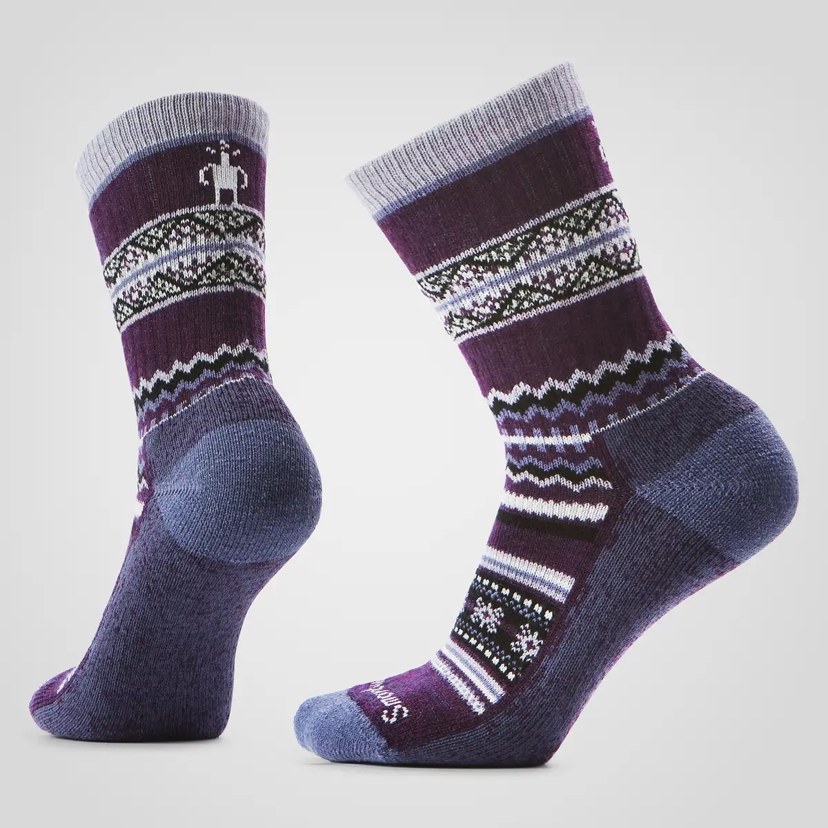 Snowed-In Sweater Print Light-Cushion Everyday Crew Socks – SW002186 - Image 9