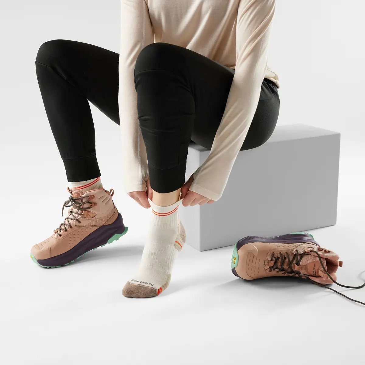 Hike Targeted Cushion Ankle Socks (Women's) - Sw002497 2