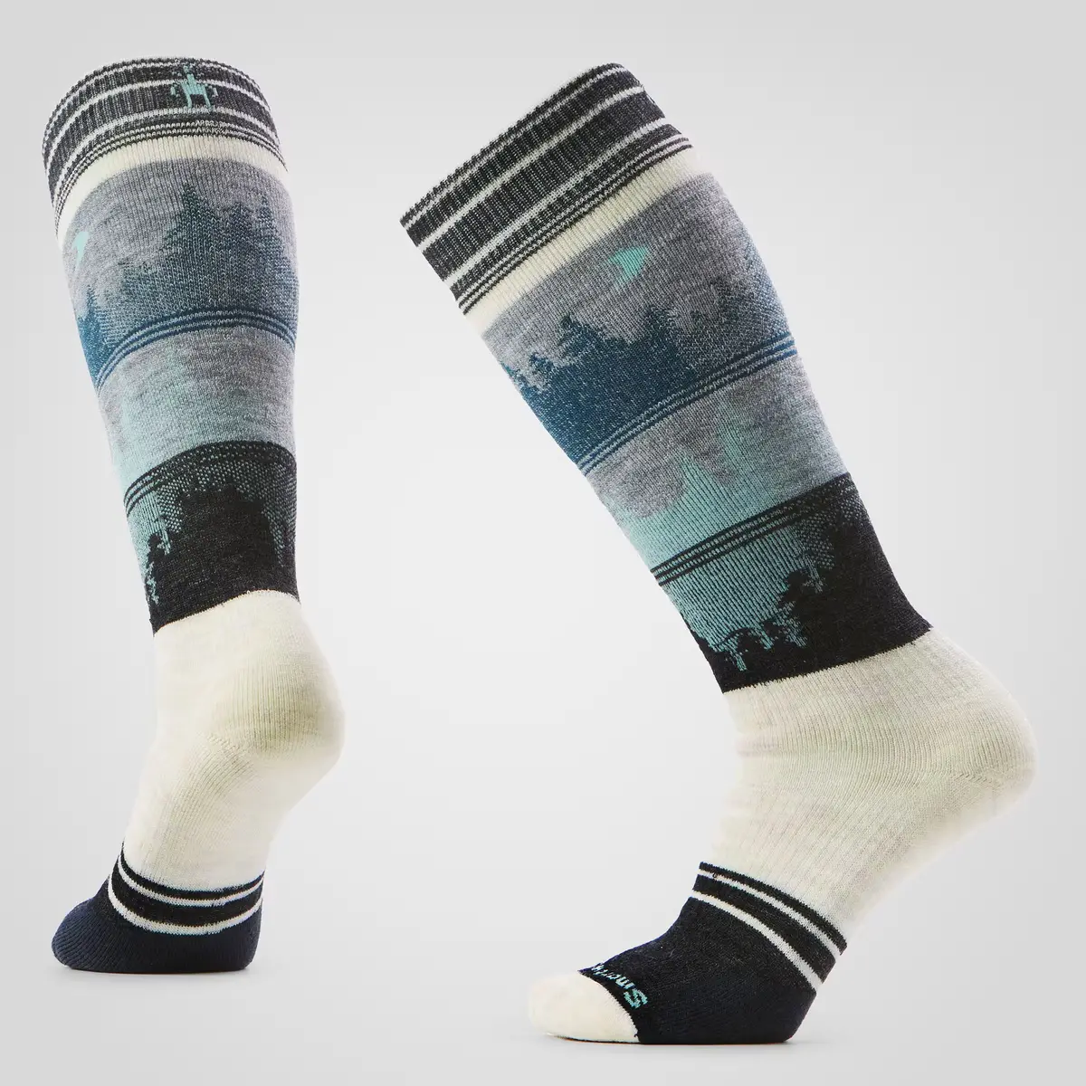 Snowboard Twilight Vista Over The Calf Socks - Full Cushion (Women's) - Sw002889 4