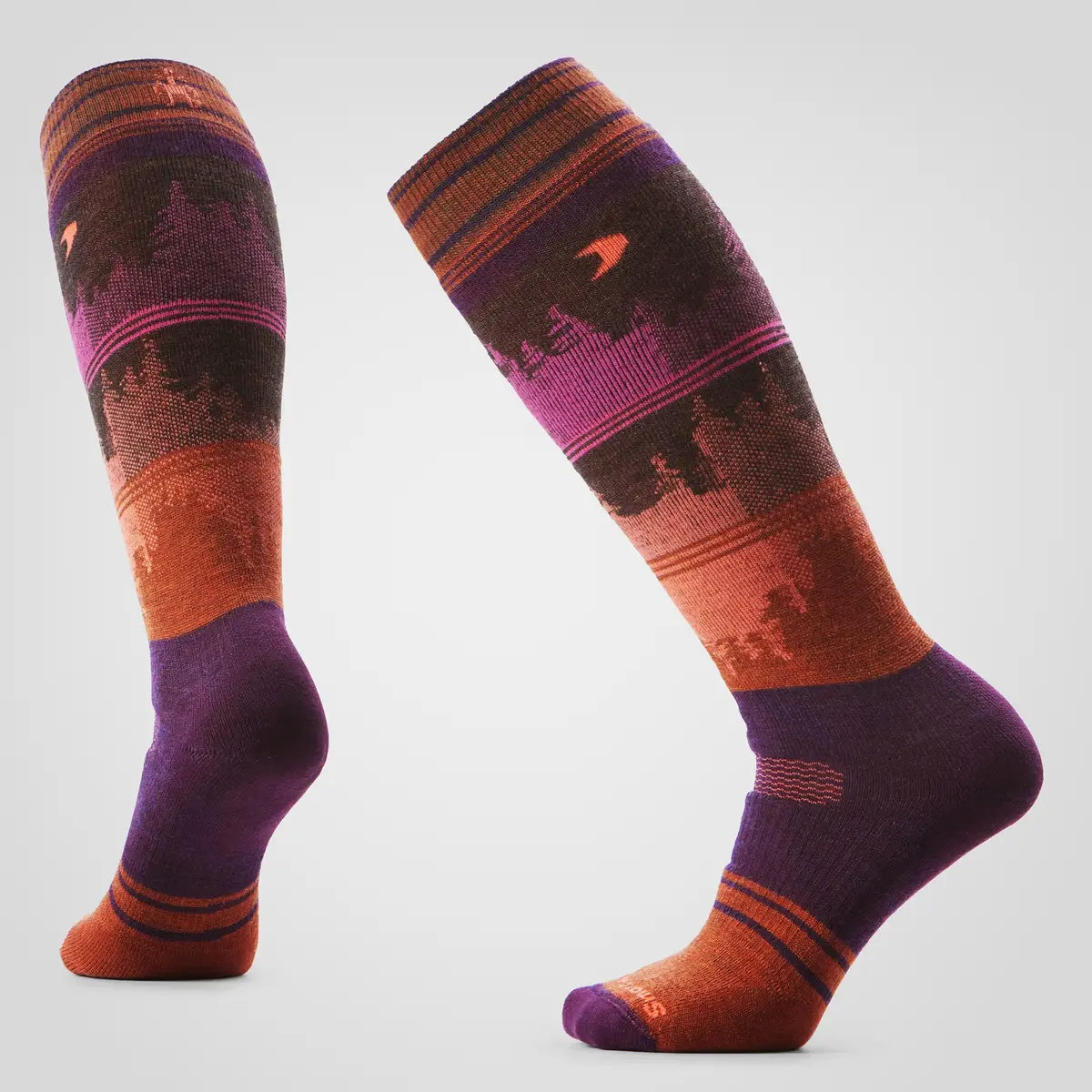 Snowboard Twilight Vista Over The Calf Socks - Full Cushion (Women's) - Sw002889 3