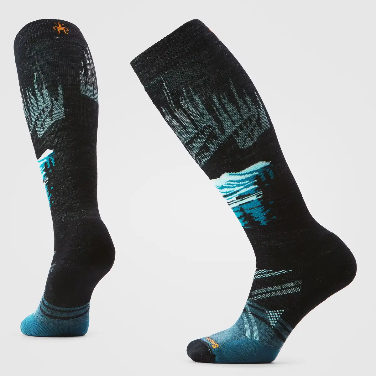 Ski Alpine Auroras Over The Calf Socks - Full Cushion (Women's) - Sw002908 1