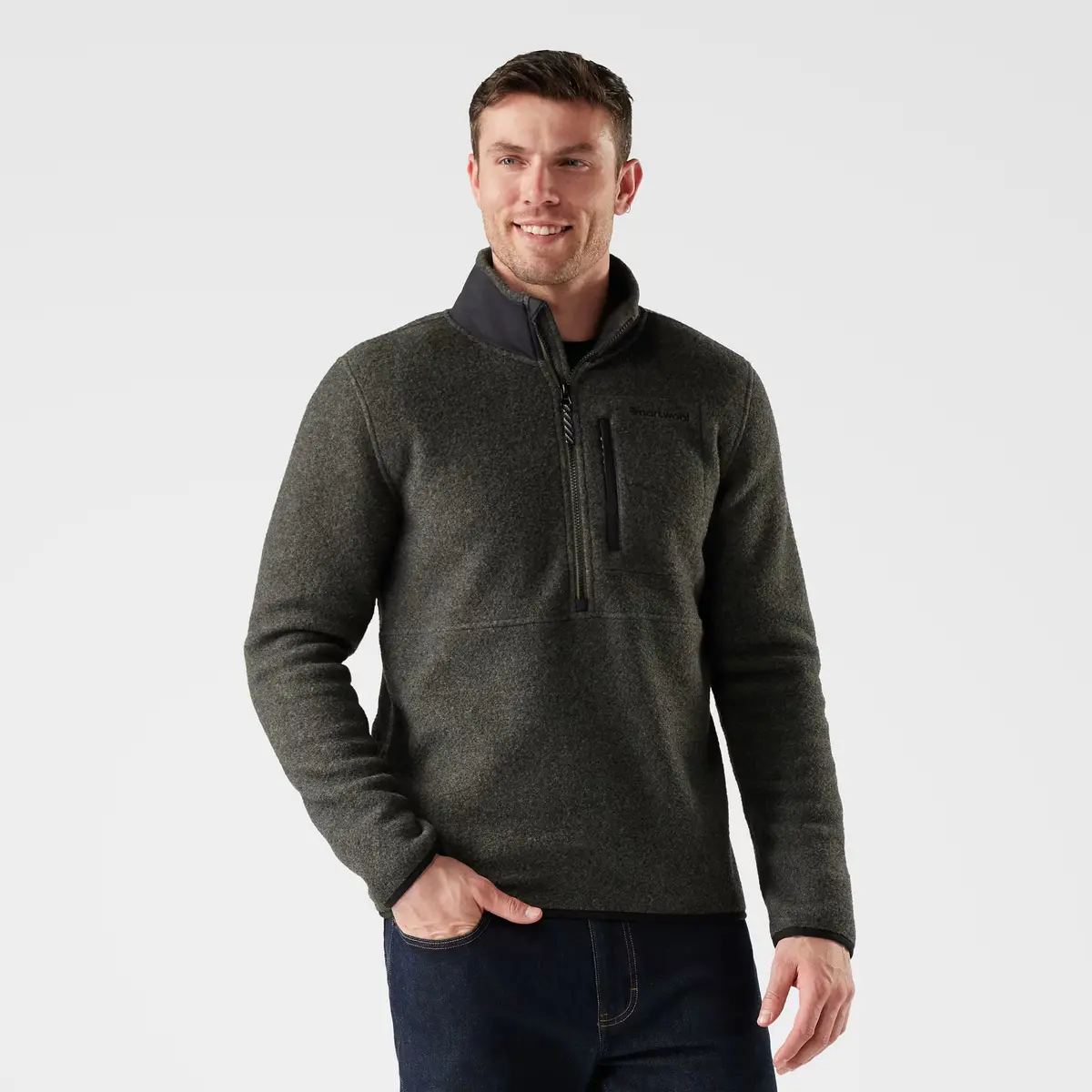 Second Cut Fleece 1/2 Zip (Men's) - Sw002958 2