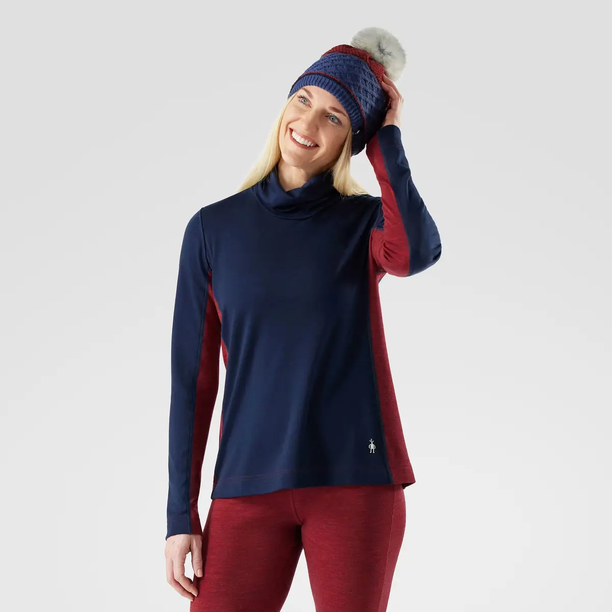 Classic Thermal Merino Mock Neck (Women's) - Sw002984 1