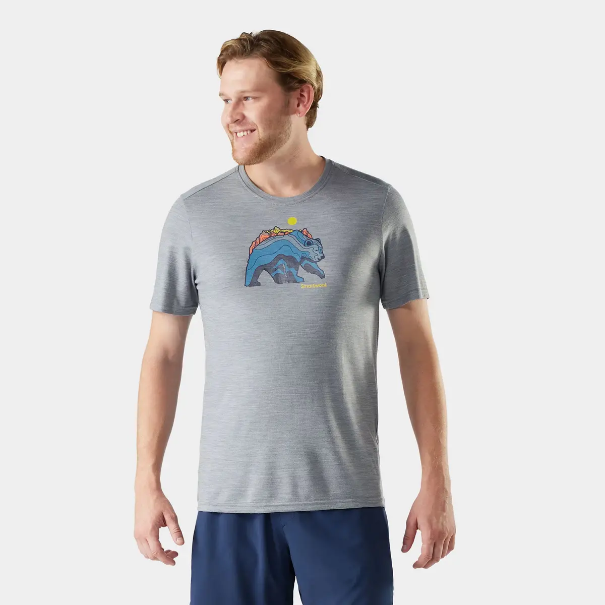Bear Strata Active Short Sleeve Graphic Tee (Men's) - Sw003256 1