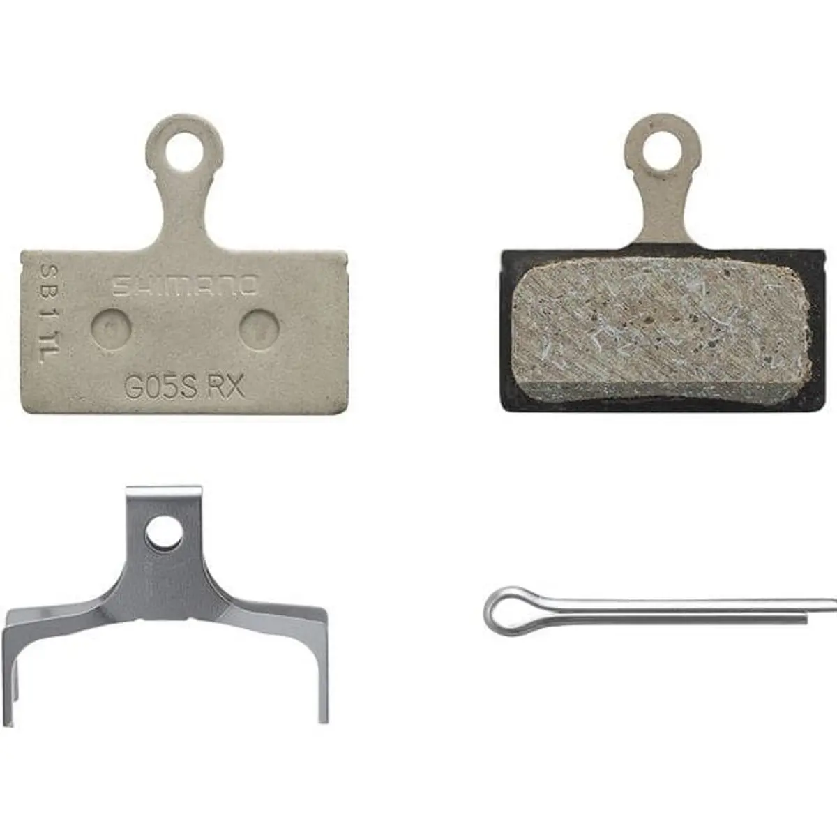 Shimano G05s-Rx Resin Steel Backed Disc Brake Pads For Xtr, Ultegra, Deore Xt, Slx, Deore, Sora 1