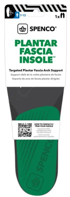 Plantar Fascia Insole (Women's) 1