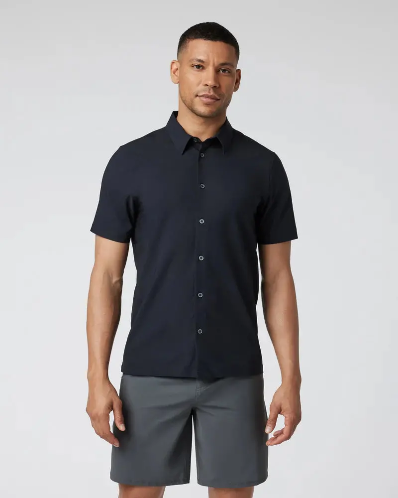 Short Sleeve Manhattan Button Down (Men's) 1
