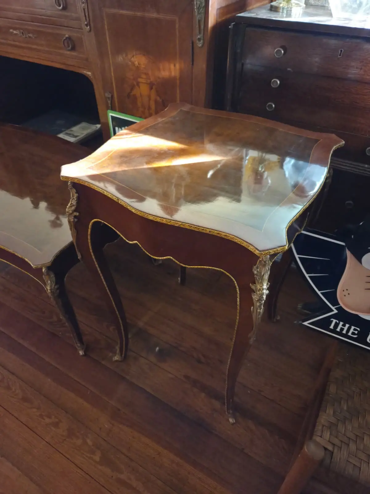 Louis Xv Style Coffee Table And With 2 End Table Set 1