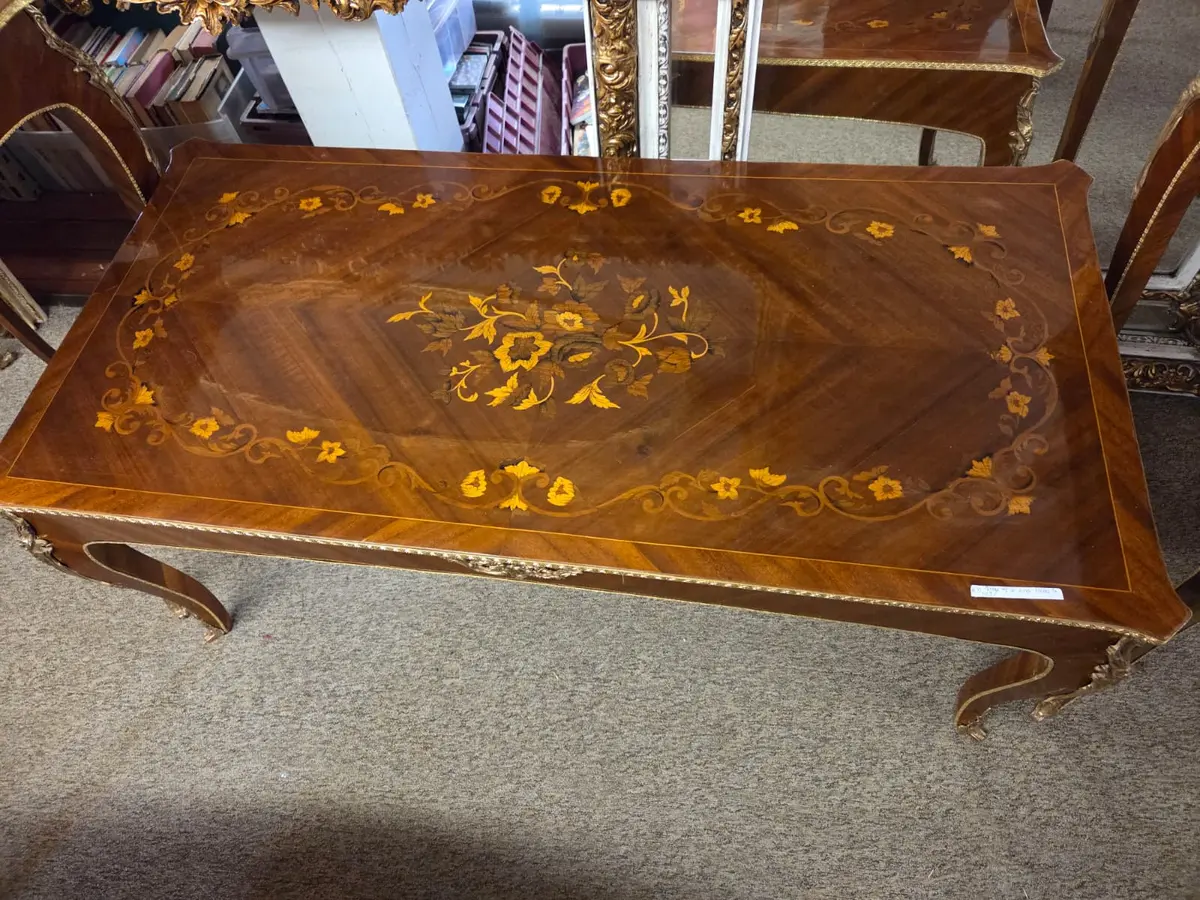 19Th-Century Louis Xv Coffee Tables With 2 End Tables 2