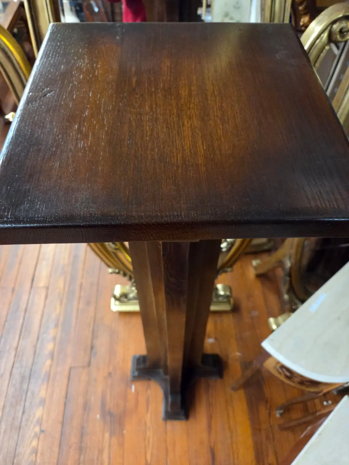 Pair Of Wooden Pedestals 1