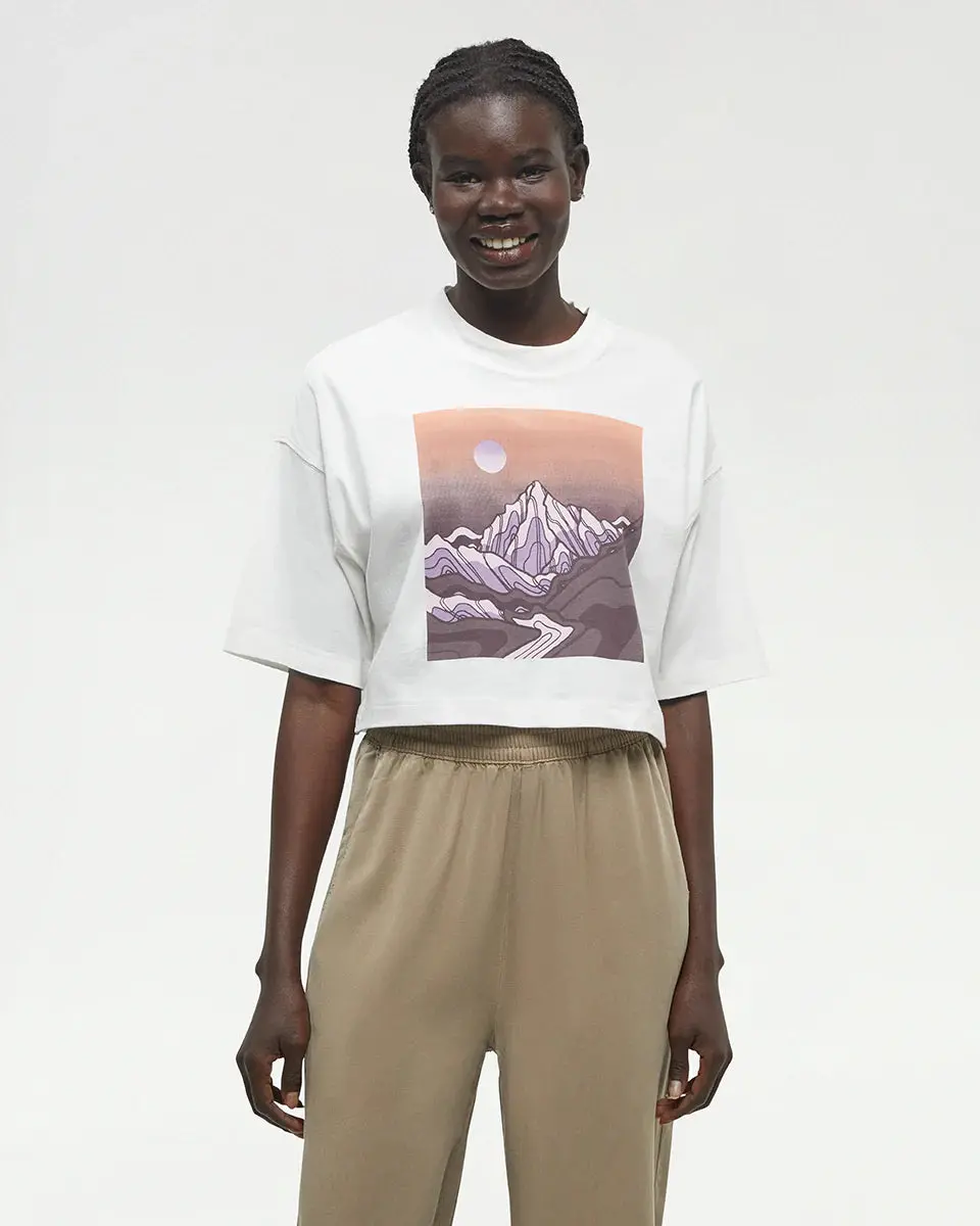Emerald Edge Oversized Crop T-Shirt (Women's) - Tcw6161 - Past Season 1