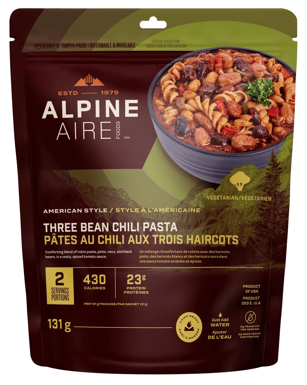 Three Bean Chili Pasta 1