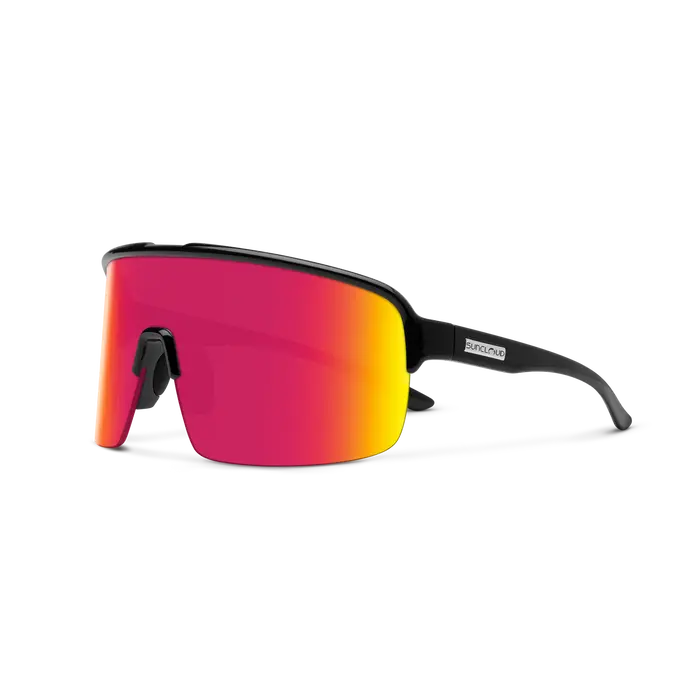 Amplify - Black + Polarized Red Mirror Lens 1