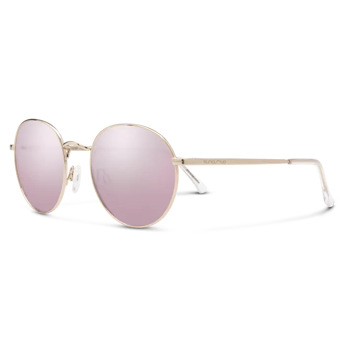 Bridge City - Rose Gold + Polarized Pink Gold Mirror Lens 1