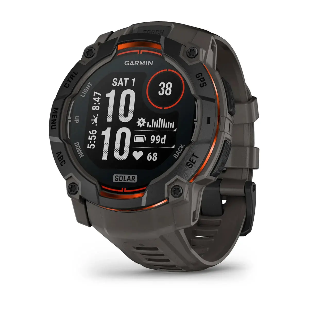 Instinct® 3 – 50 Mm, Solar - Black With Charcoal Band 1