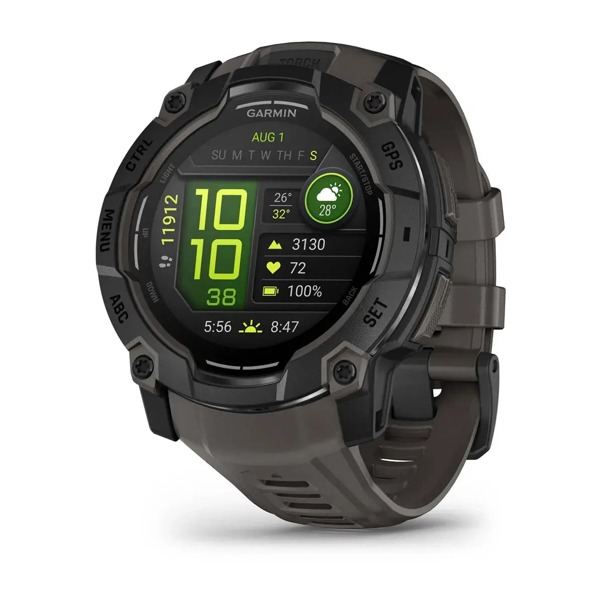 Instinct® 3 – 50 Mm, Amoled - Black With Charcoal Band 1