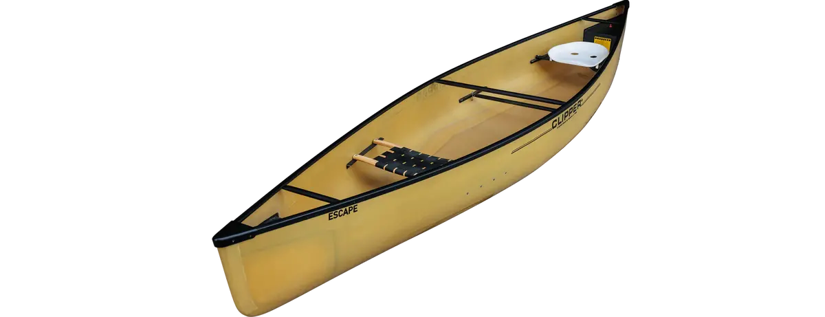 Escape 14'6" Canoe - Fiberglass - Red 1