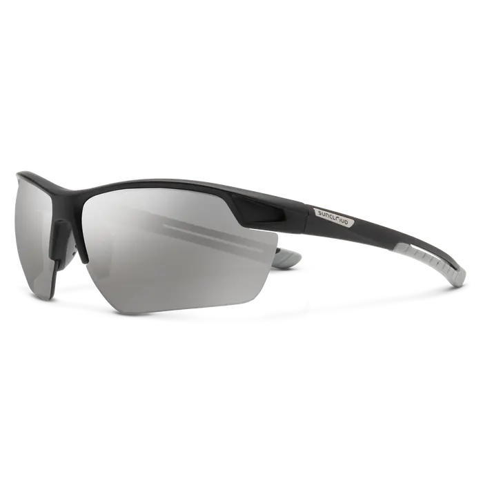Contender - Matte Black + Polarized Silver Mirror Lens 1