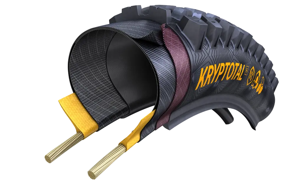 Kryptotal Front Tire - 29 X 2.40, Tubeless, Folding, Black, Soft, Enduro Casing, E25 2