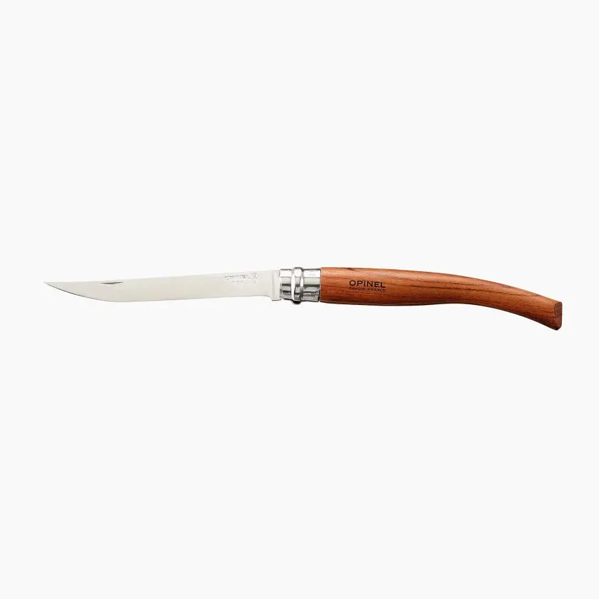 No.12 Effilé Stainless Steel Filleting Folding Knife - Padouk - Past Season 1