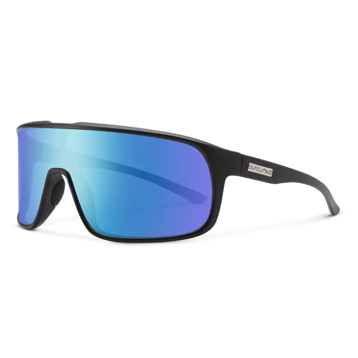 Double Up - Matte Black + Polarized Blue Mirror Lens 1