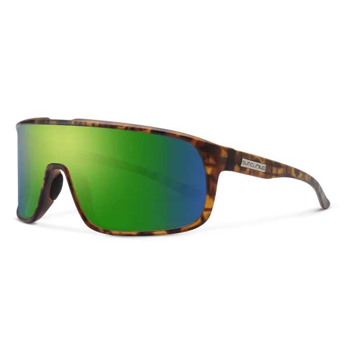 Double Up - Matte Tortoise + Polarized Green Mirror Lens 1