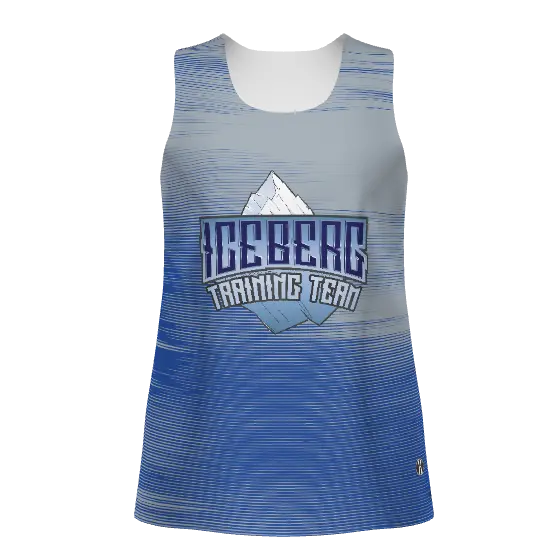Iceberg Training Team - Custom Sublimated Racer Singlet - (Women's) - Pre-Order 1