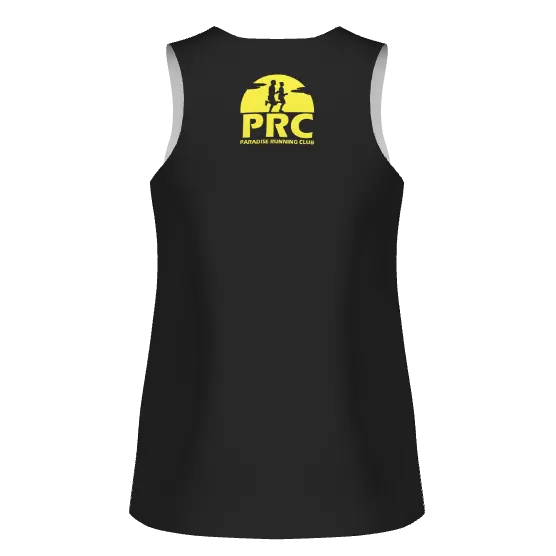 Paradise Running Club - Custom Sublimated Racer Singlet - Yellow/Black - (Women's) - Pre-Order 6