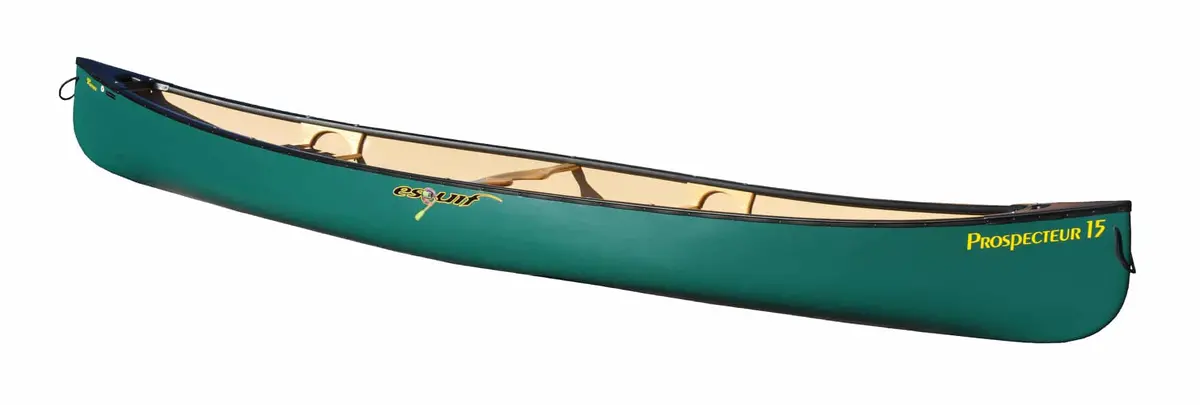 Prospecteur 15 Canoe W/ Skid - Green 1