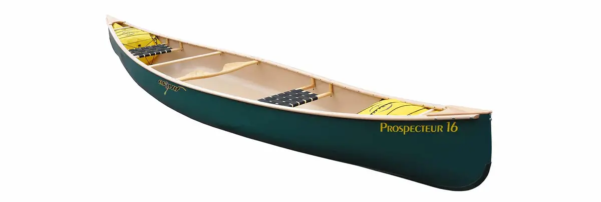 Prospecteur 16 Canoe W/ Skid - Green 1