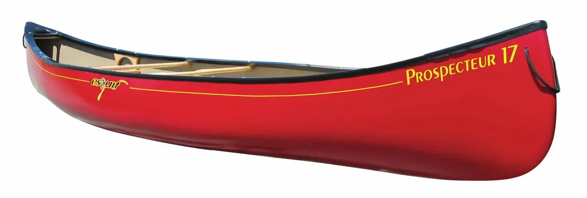 Prospecteur 17 Canoe W/ Skid - Red 1