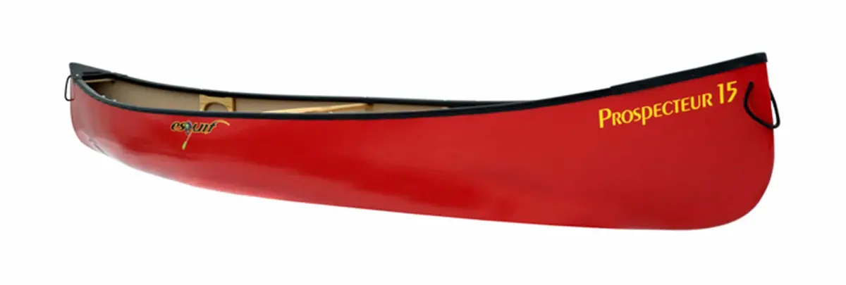 Prospecteur 15 Canoe W/ Skid & Tandem Outfit Kit - Red 1