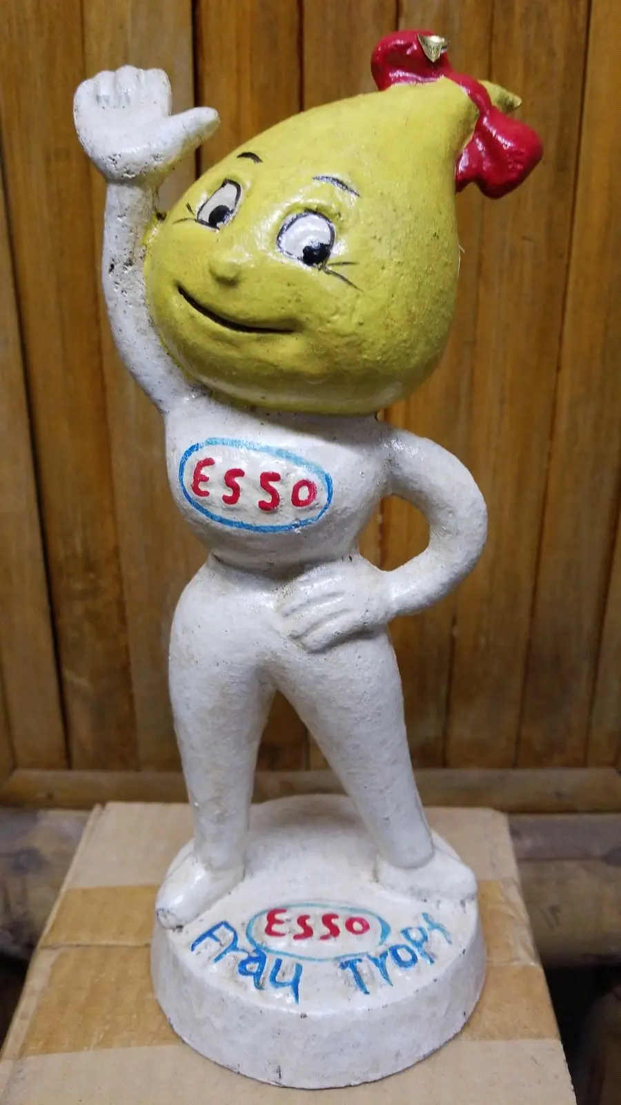 Cast Iron Figurine - Female Esso 1