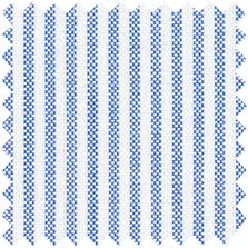 Made-To-Order Fabric In Blue University Stripe Oxford 1