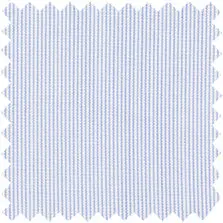 Made-To-Measure Shirt In Blue/White Hairline Stripe Poplin 1
