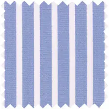 Made-To-Measure Shirt In Blue/White Bold Banker Stripe Poplin 1