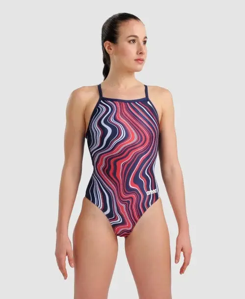 Marbled Lightdrop Back One Piece 11