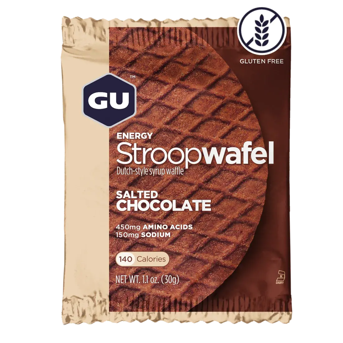 Energy Stroopwafel - Gluten Free - Salted Chocolate 1