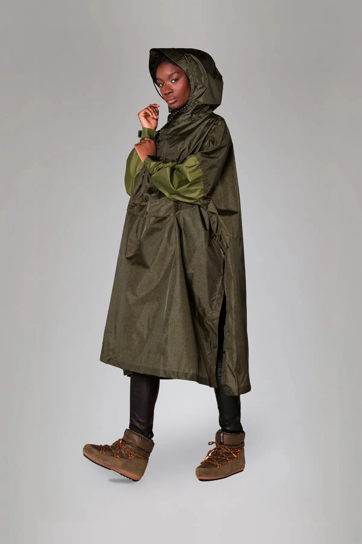 Herringbone - Rain Poncho 1