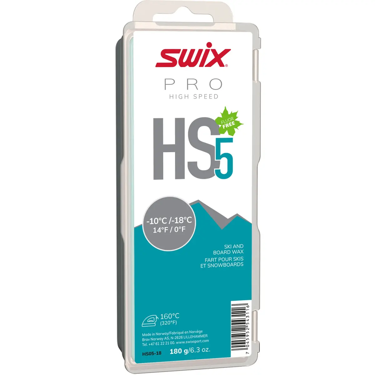 Hs5 Turquoise (-10°C/-18°C) - 180G Loose (No Lid) - Hs05-90 1